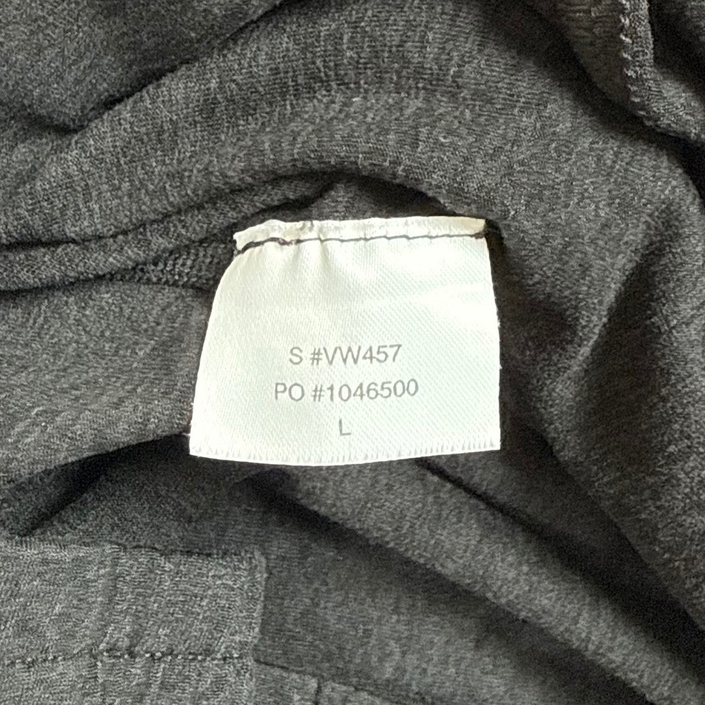 Vuori Womens Large Boyfriend Black Heathered Performance Jogger Sweatpants VW457 - Picture 6 of 8